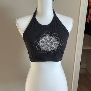 Crop halter top